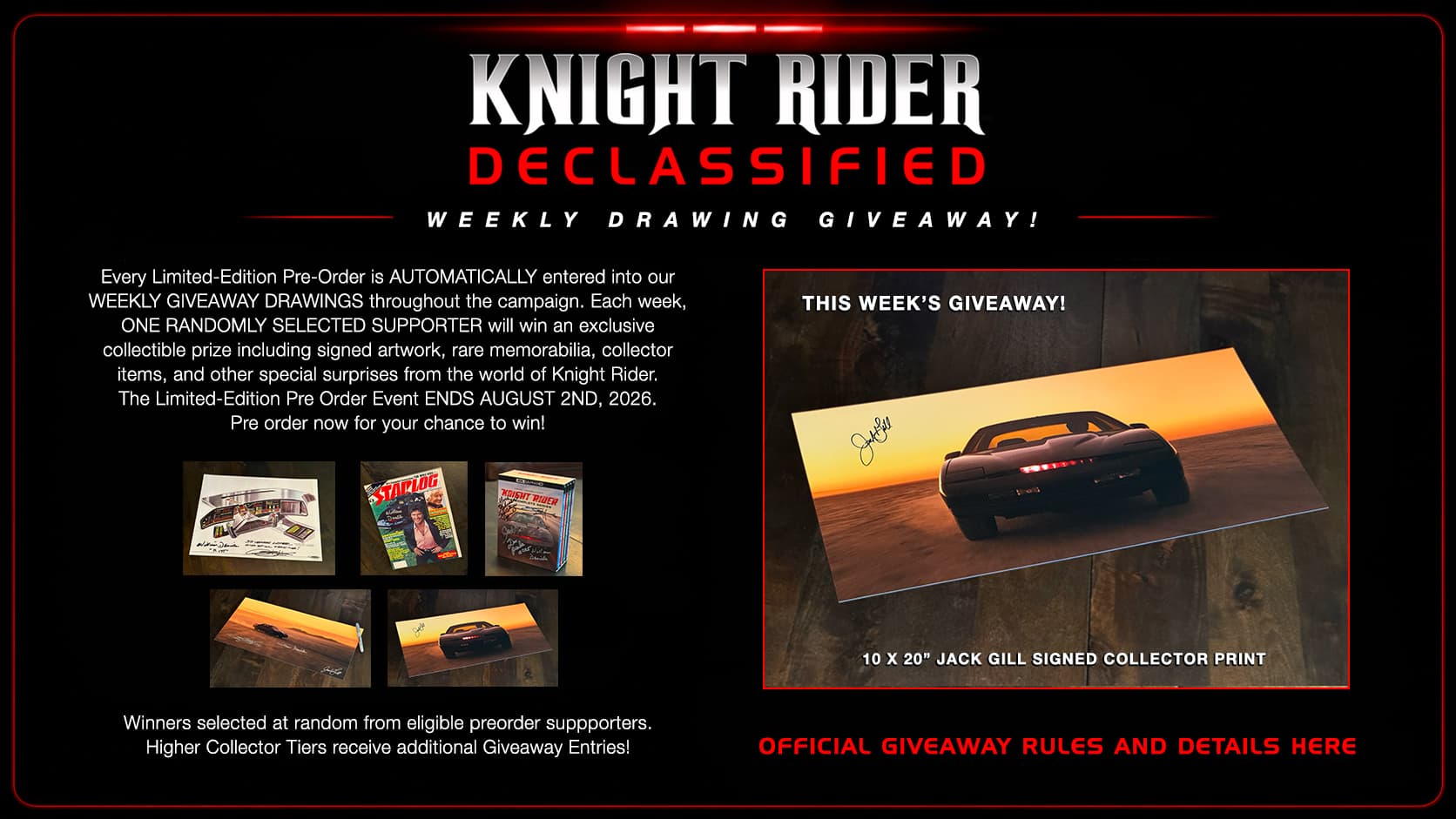 Weekly Giveaway